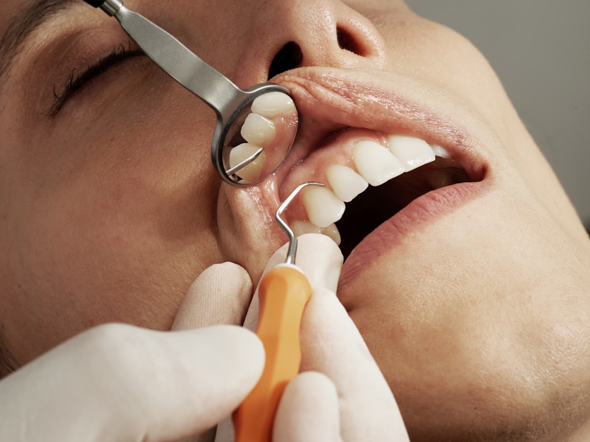A dental practice treatment room